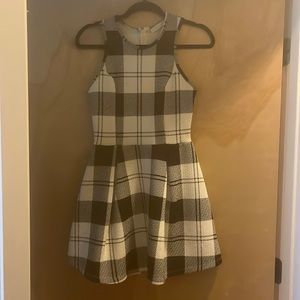 Just Me Checked Dress